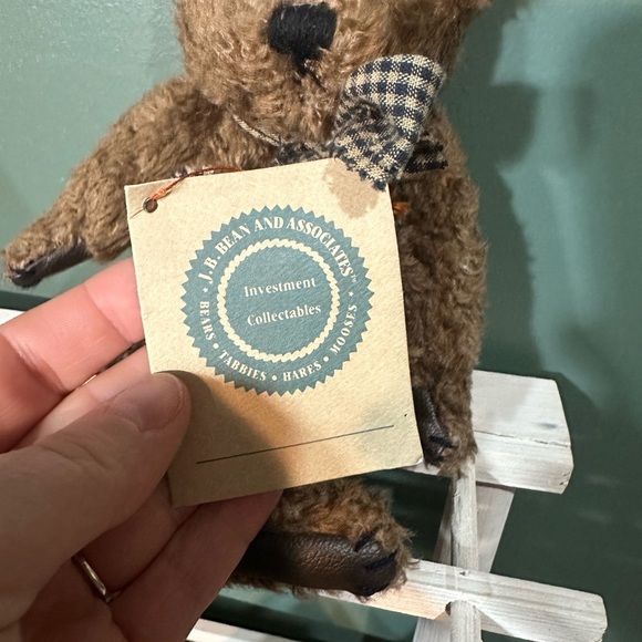 The Boyd’s Collection Ltd Brown Teddy Bear with Bow Tie ❤️🔥 - Picture 2 of 5